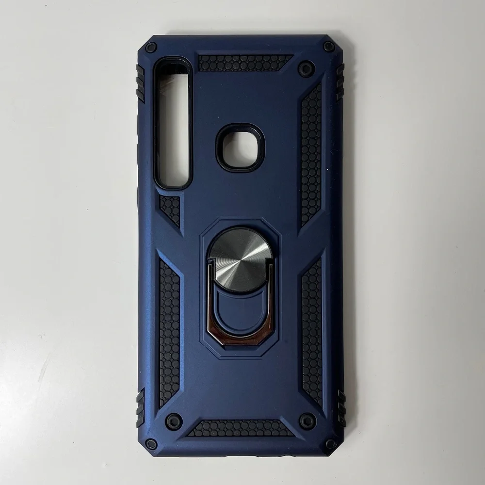 Blue Samsung Galaxy A9 Case and Screen Protector